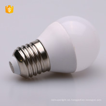 Bombilla LED Globo regulable G45 3W Reemplaza bombillas incandescentes 25W